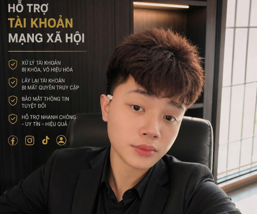 Nguyễn Minh Nhật là ai? Người trẻ hoạt động trong lĩnh vực hỗ trợ mở khóa và xử lý sự cố tài khoản mạng xã hội