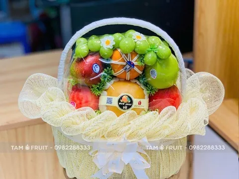 Giỏ Hoa Quả Sang Trọng – Giải Pháp Quà Tặng Doanh Nghiệp Từ Tam Fruit